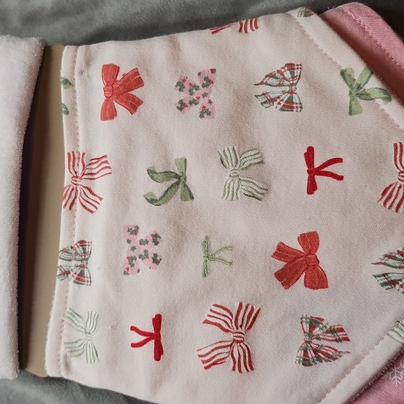 L Chickpea Bandana Bib Set, 3 pieces N W/o tags - Picture 3 of 7